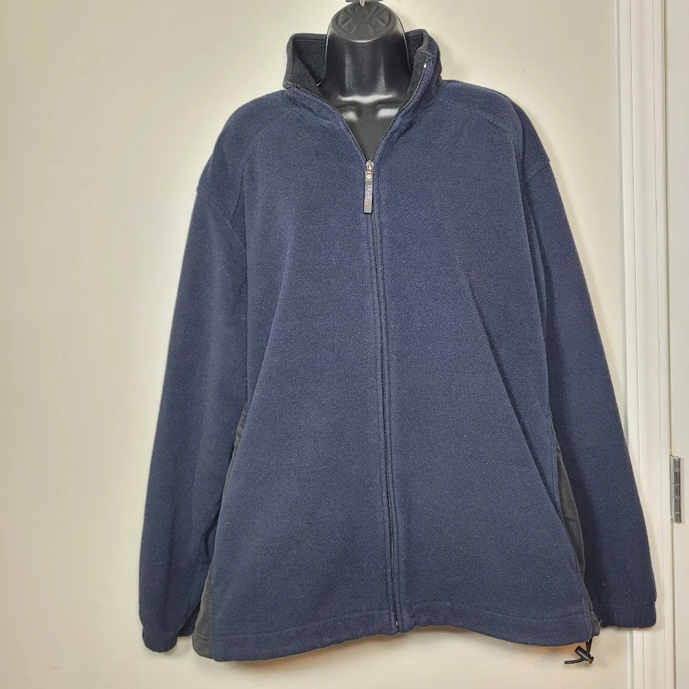 Men’s Izod Perform X Fleece Full Zip Jacket sz XL